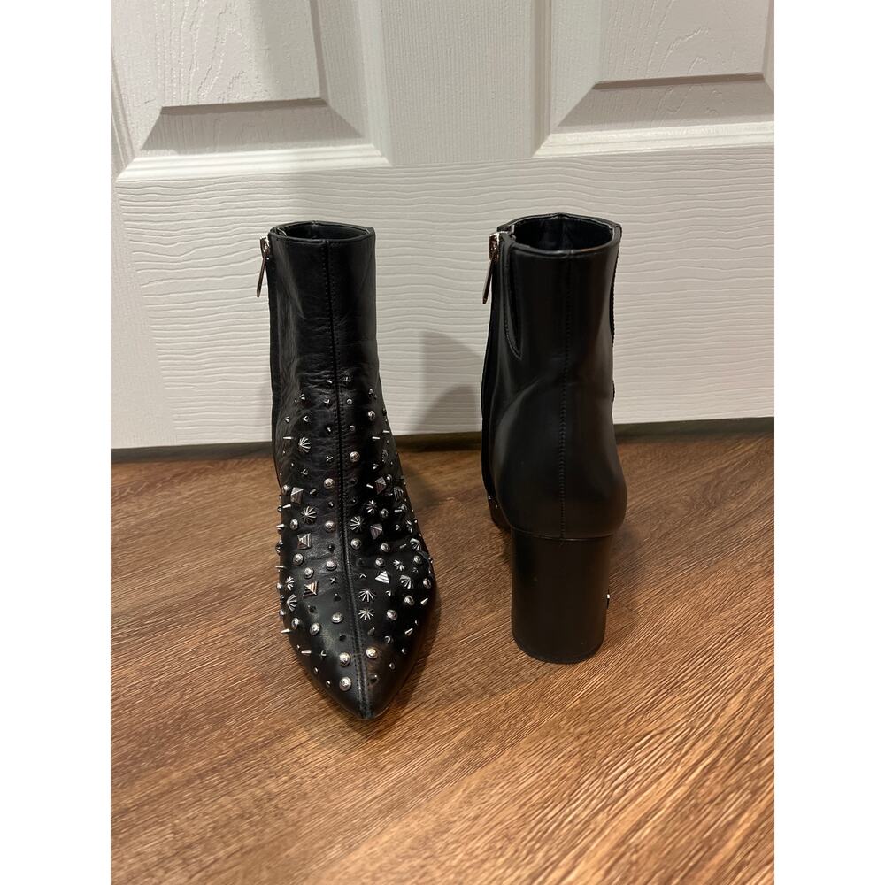 Sam Edelman Hal Studded Bootie in Black Leather Women's 8 - Picture 5 of 10